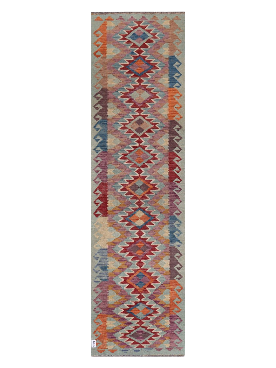 Maimana Kilim Runner - 302 x 84 cm
