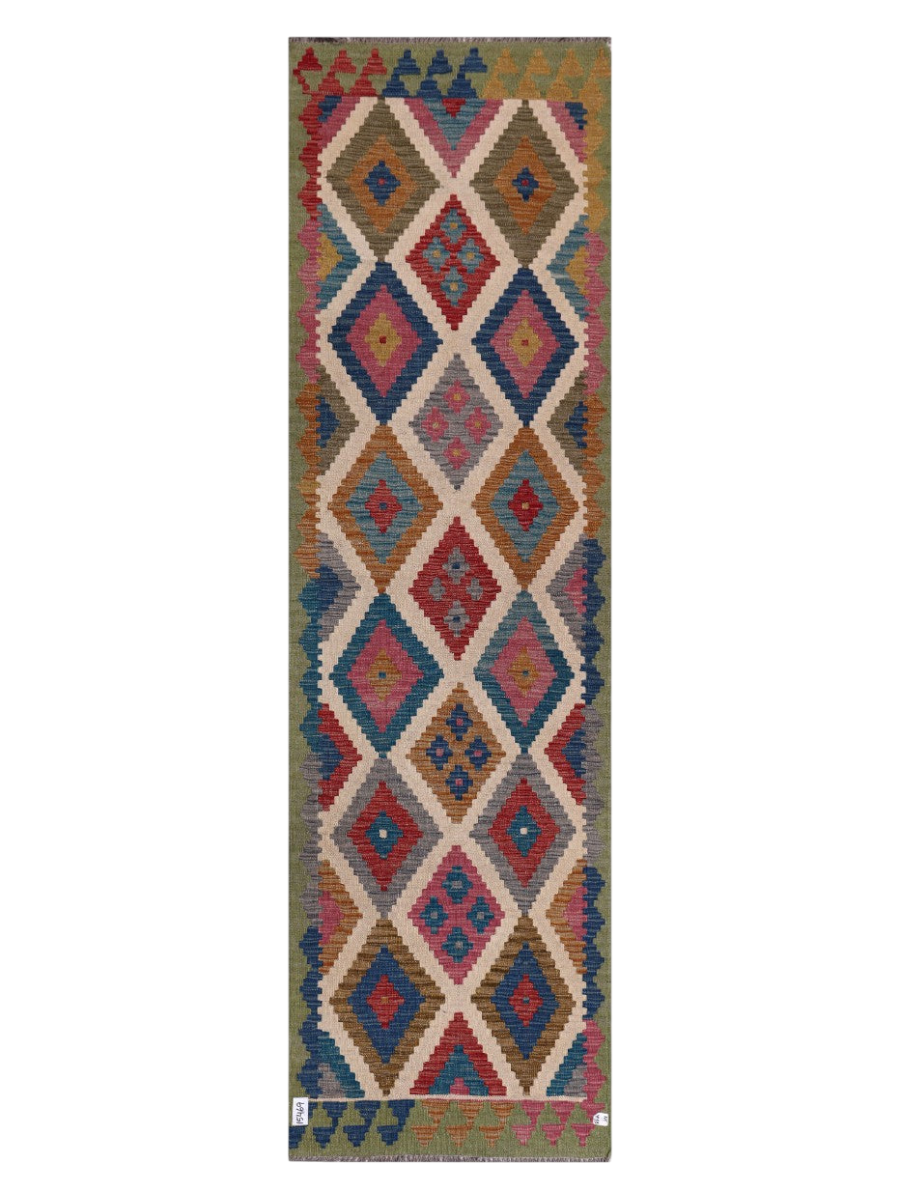 Maimana Kilim Runner - 287 x 84 cm