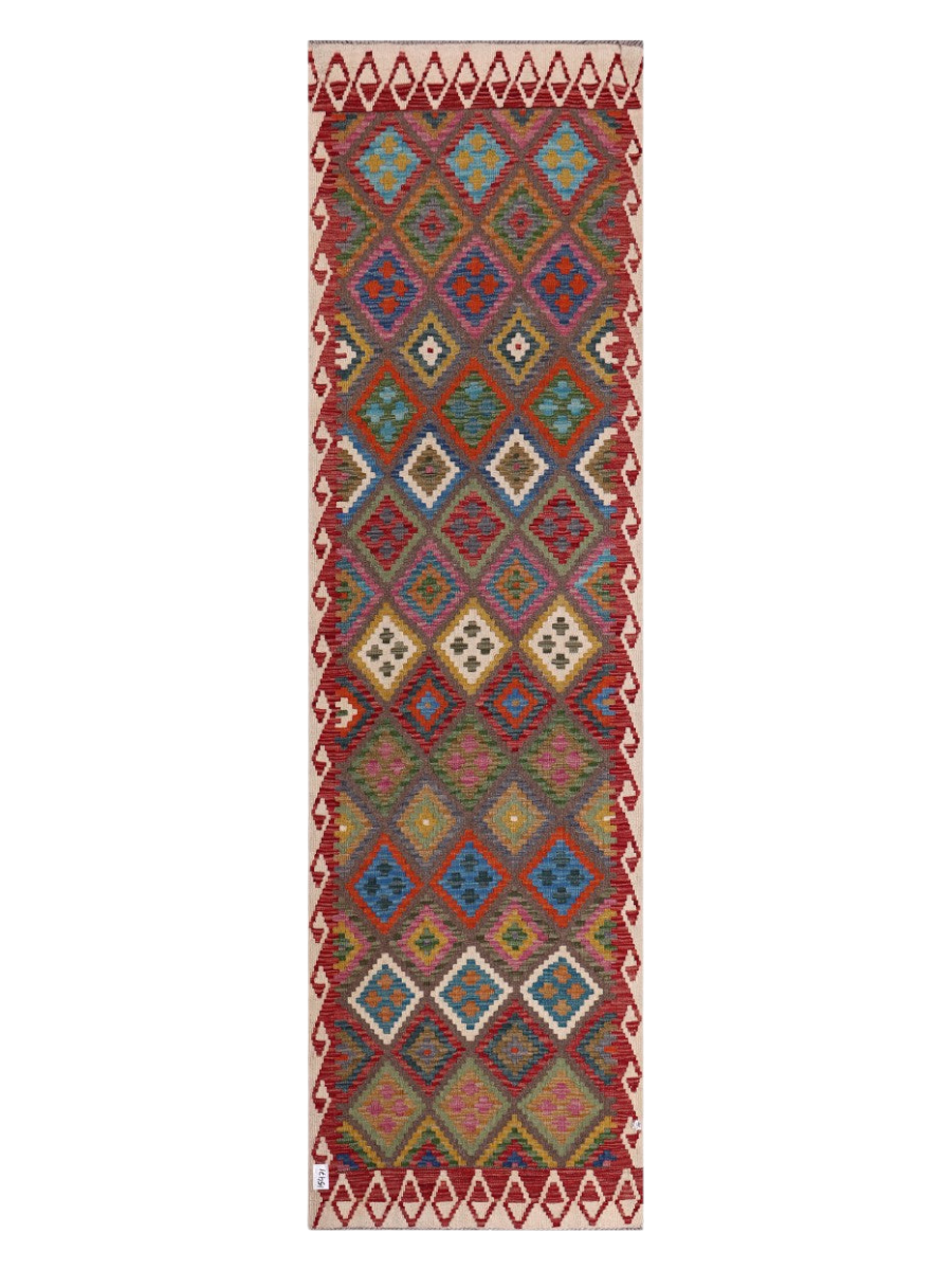 Maimana Kilim Runner - 303 x 87 cm
