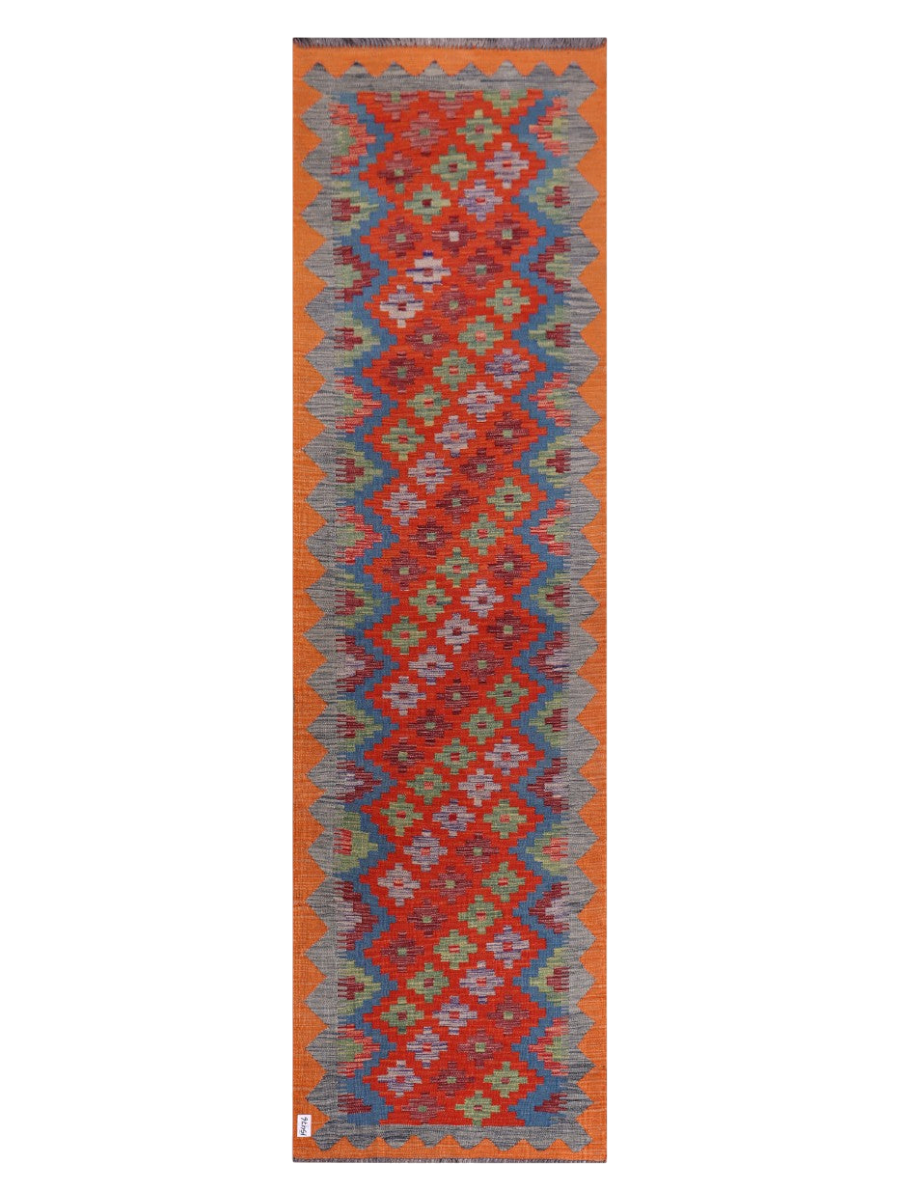 Maimana Kilim Runner - 299 x 85 cm