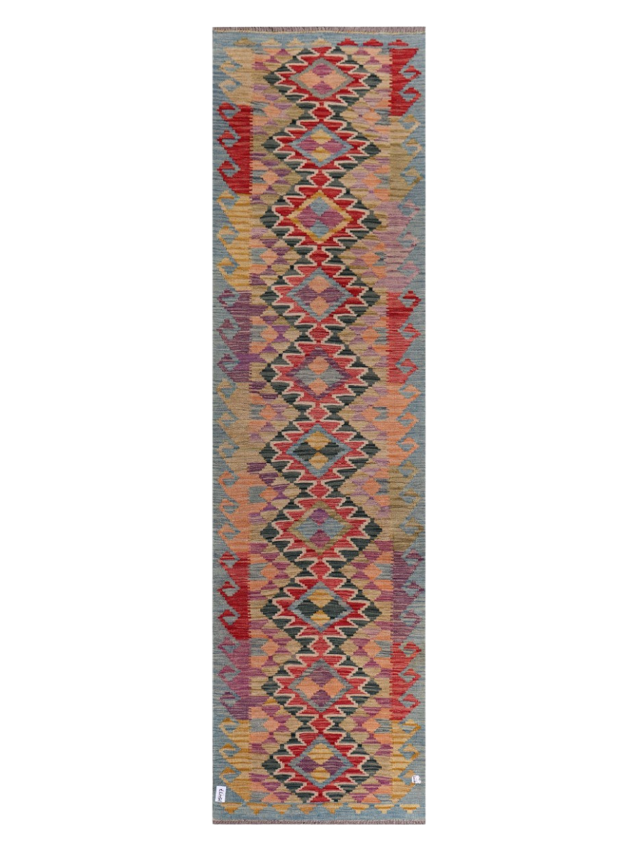Maimana Kilim Runner - 297 x 81 cm