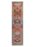 Maimana Kilim Runner - 299 x 79 cm