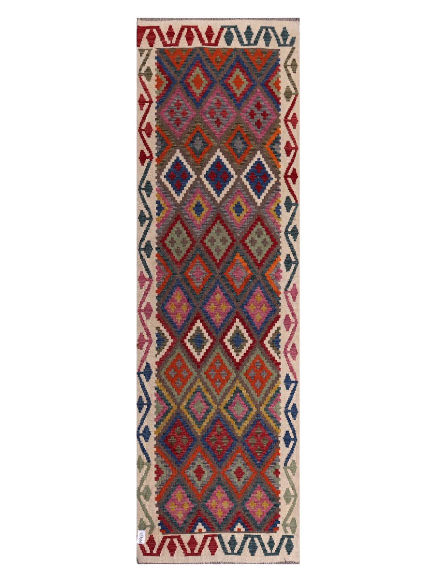 Maimana Kilim Runner - 285 x 87 cm