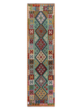 Maimana Kilim Runner - 301 x 82 cm