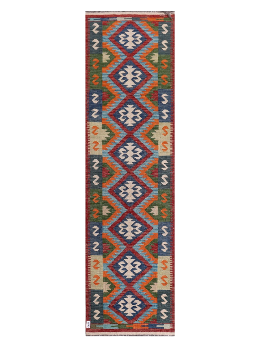 Maimana Kilim Runner - 300 x 84 cm