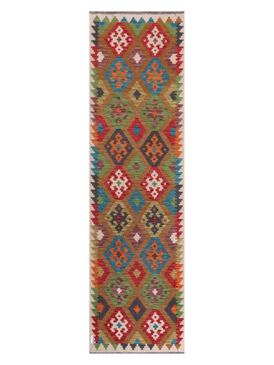 Maimana Kilim Runner - 290 x 82 cm