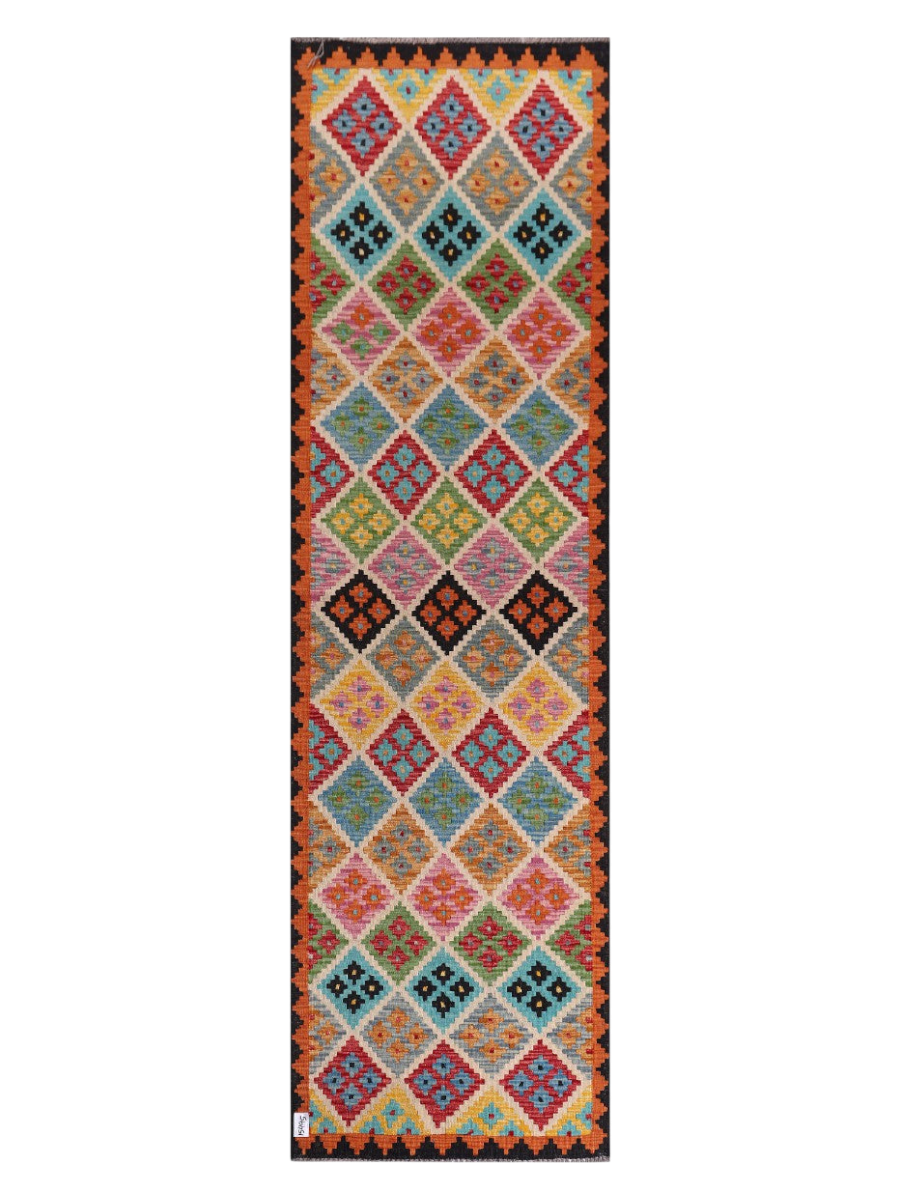 Maimana Kilim Runner - 293 x 85 cm