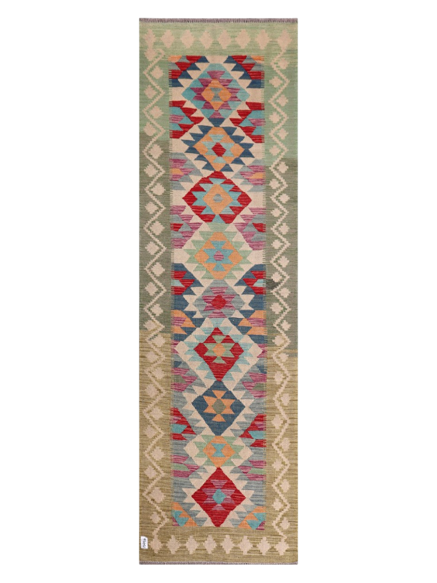 Maimana Kilim Runner - 287 x 85 cm