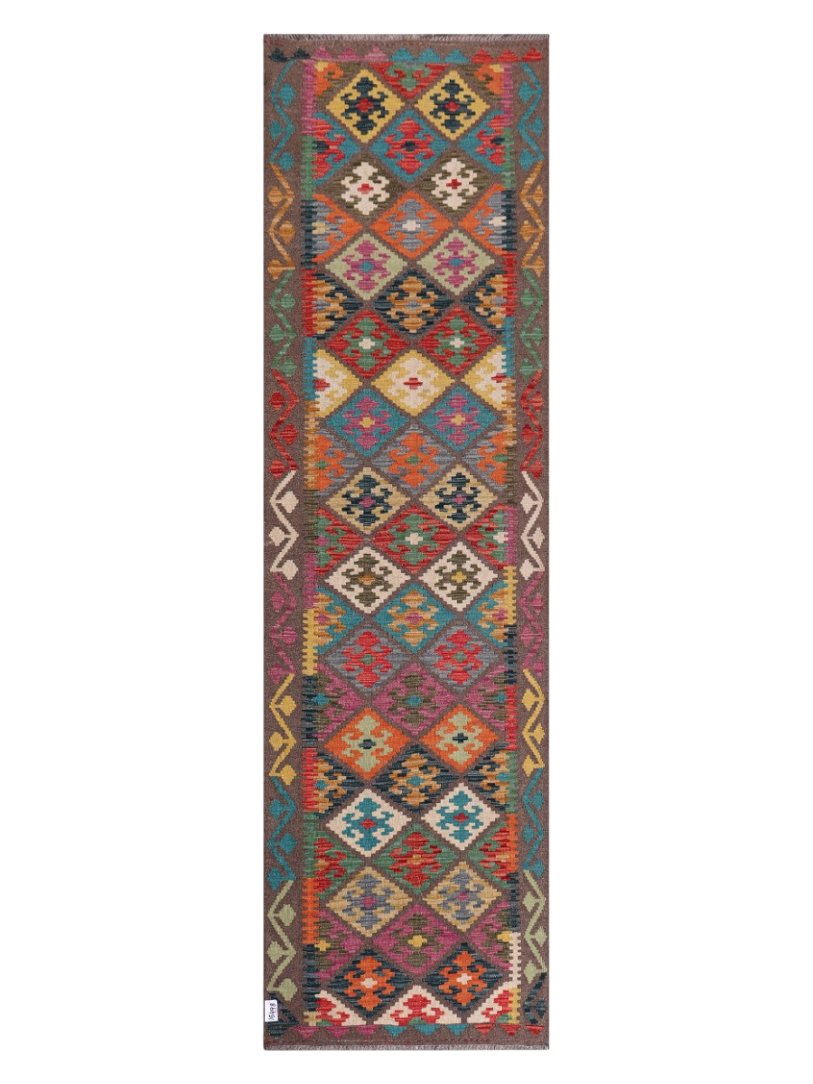 Maimana Kilim Runner - 304 x 87 cm