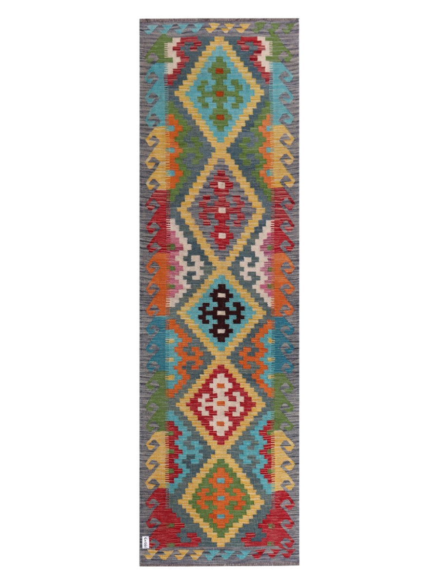 Maimana Kilim Runner - 293 x 87 cm