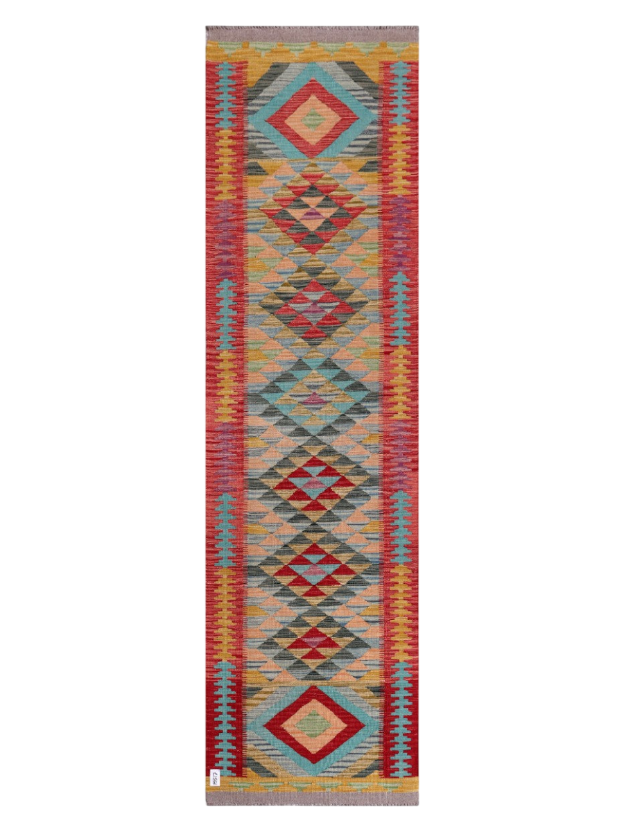 Maimana Kilim Runner - 291 x 81 cm