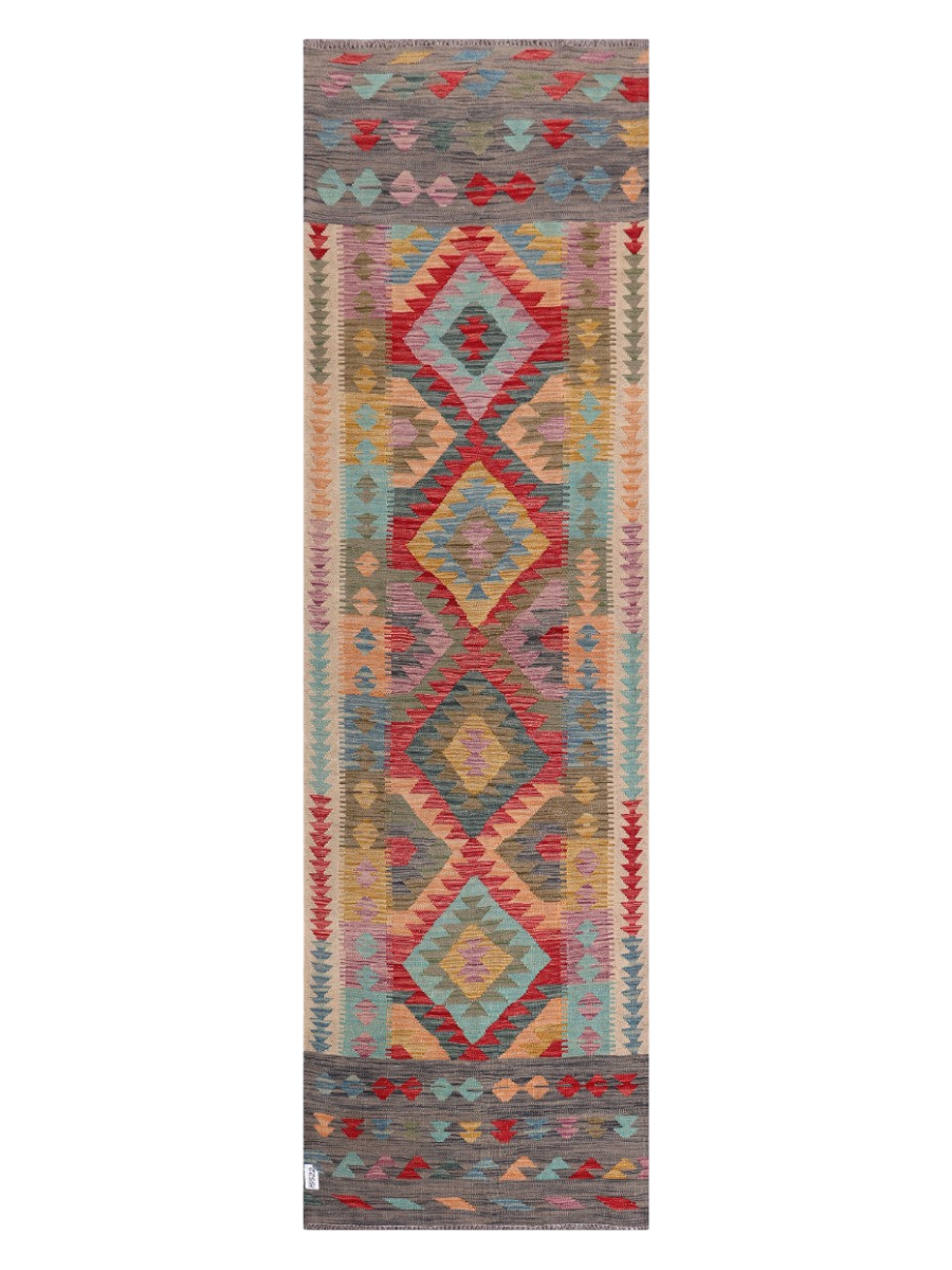 Maimana Kilim Runner - 308 x 91 cm
