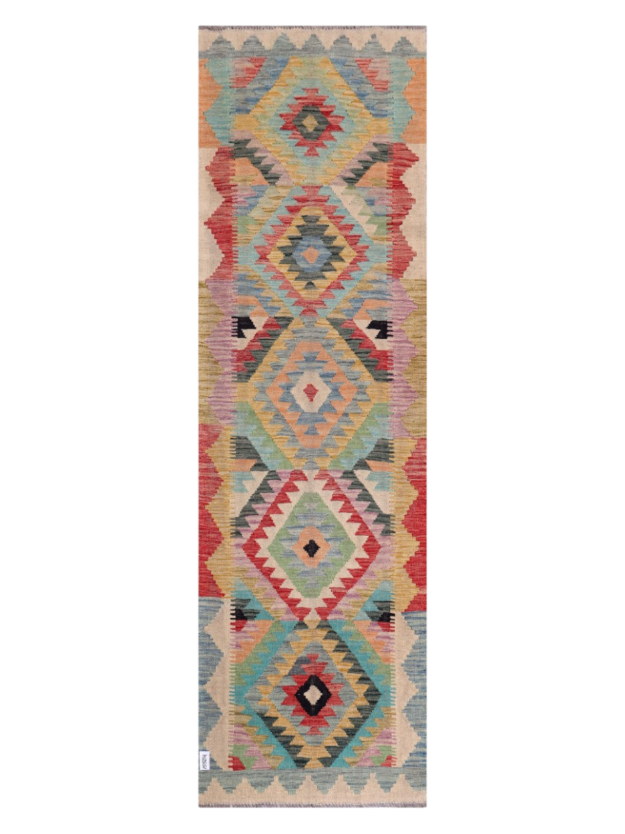 Maimana Kilim Runner - 286 x 85 cm