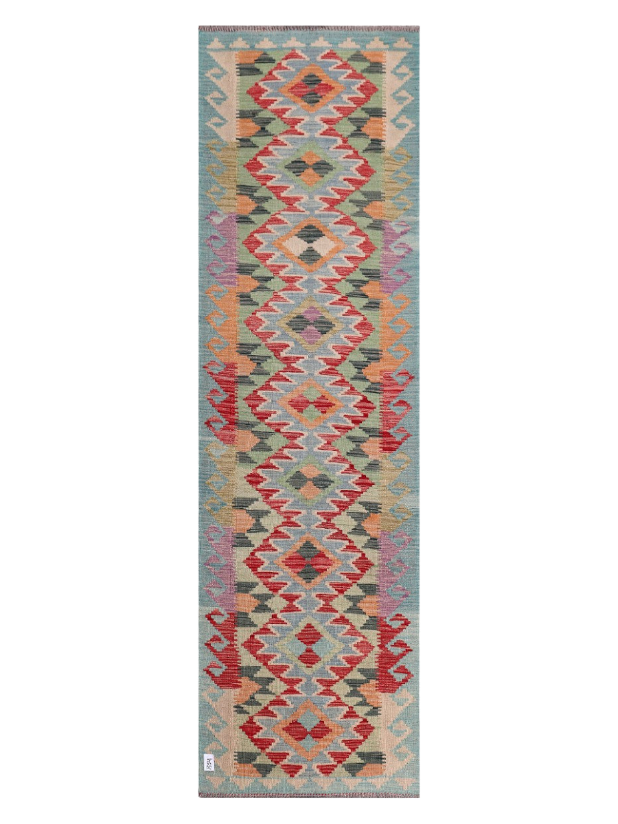 Maimana Kilim Runner - 298 x 87 cm