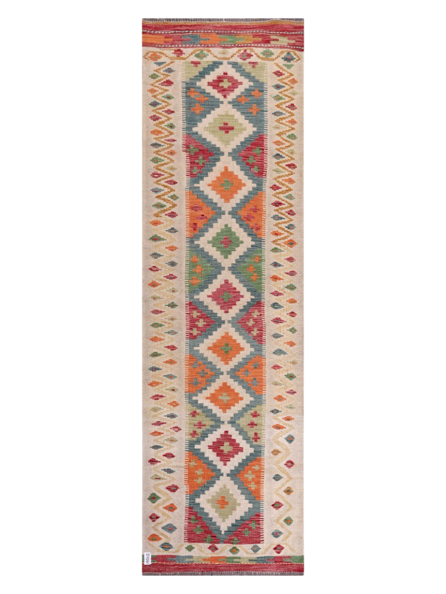 Maimana Kilim Runner - 294 x 87 cm