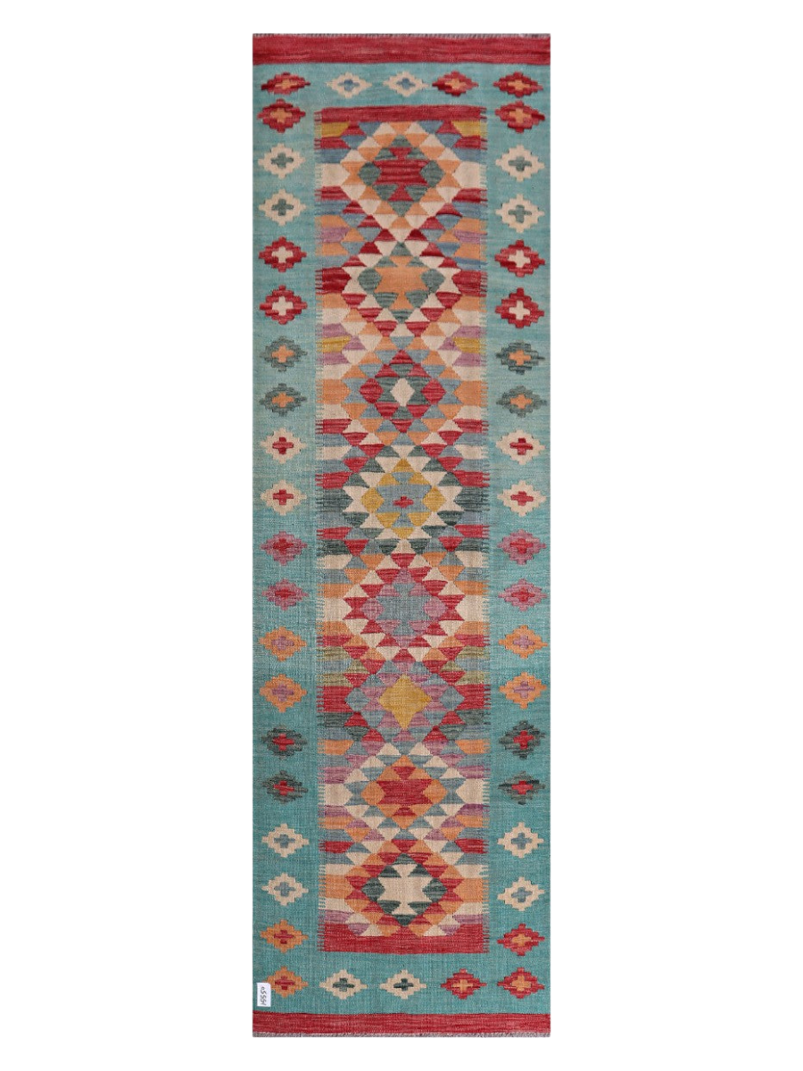 Maimana Kilim Runner - 284 x 86 cm