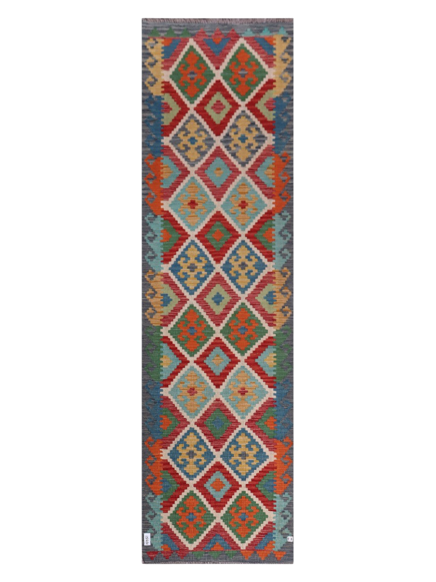 Maimana Kilim Runner - 300 x 85 cm