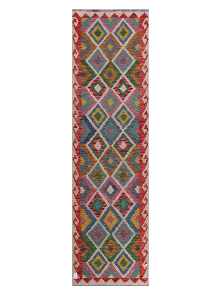 Maimana Kilim Runner - 290 x 82 cm