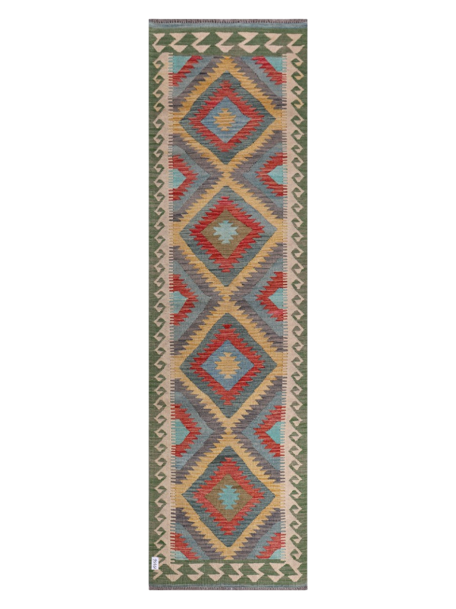 Maimana Kilim Runner - 300 x 85 cm