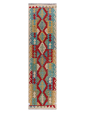 Maimana Kilim Runner - 297 x 80 cm