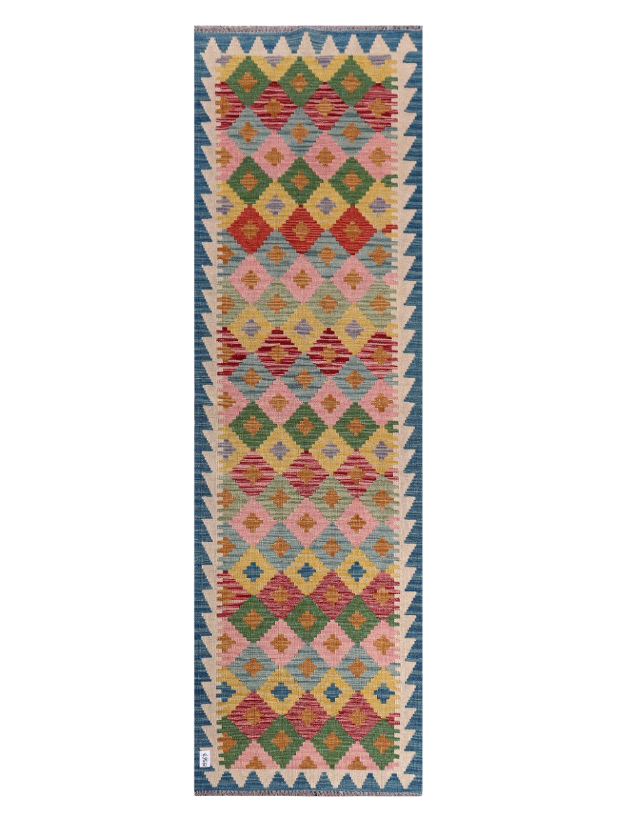 Maimana Kilim Runner - 295 x 89 cm