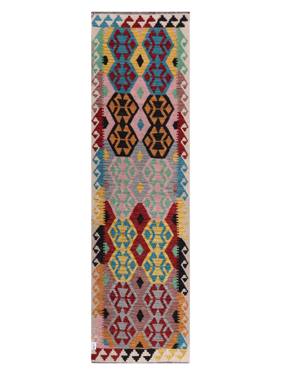 Maimana Kilim Runner - 294 x 84 cm