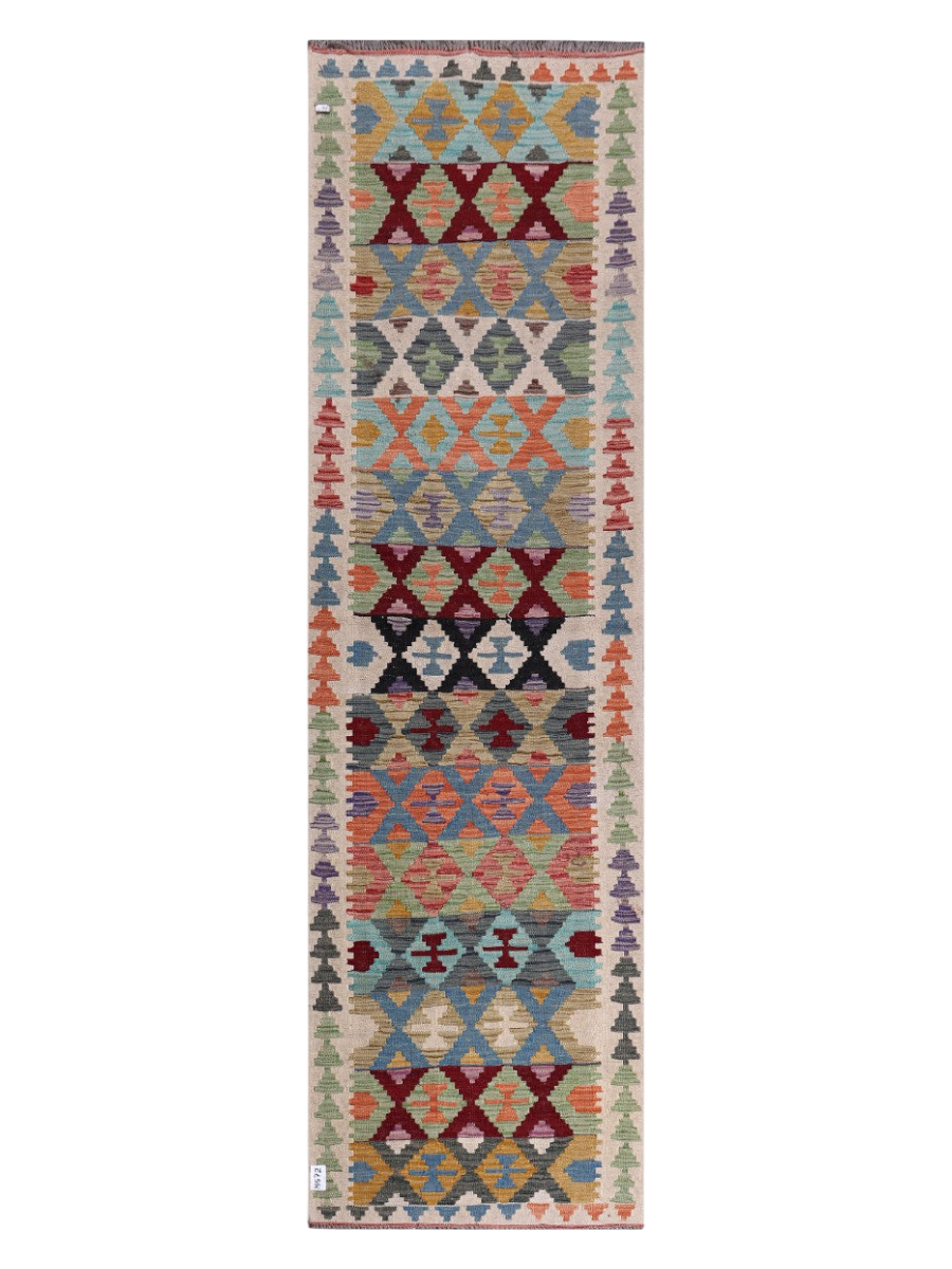Maimana Kilim - 291 x 84 cm