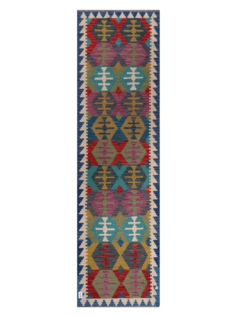 Maimana Kilim Runner - 296 x 84 cm