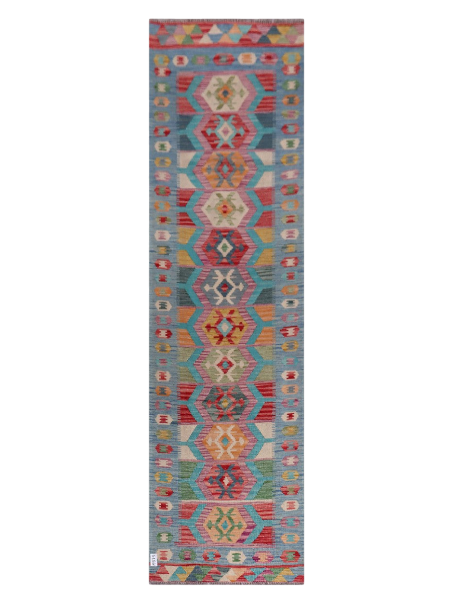 Maimana Kilim Runner - 283 x 79 cm