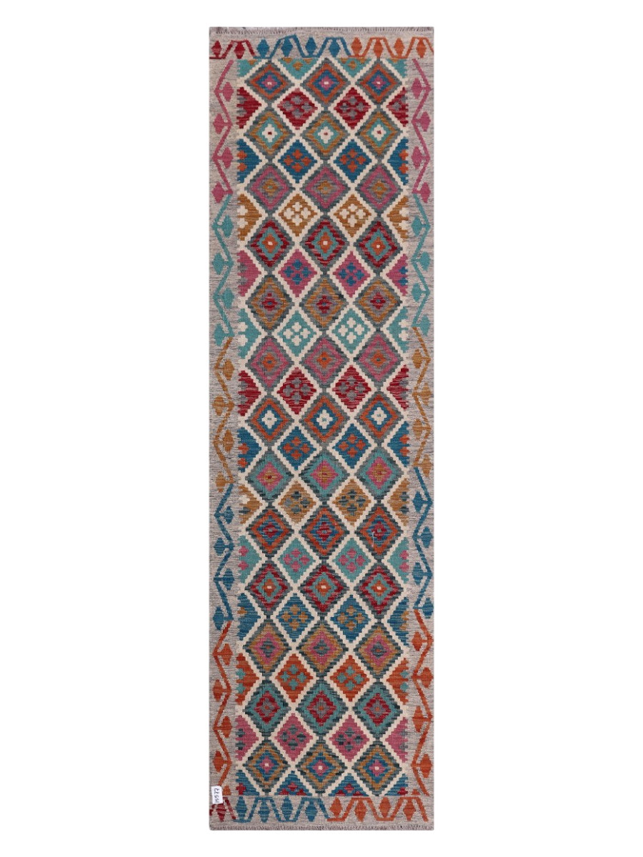 Maimana Kilim Runner - 295 x 84 cm