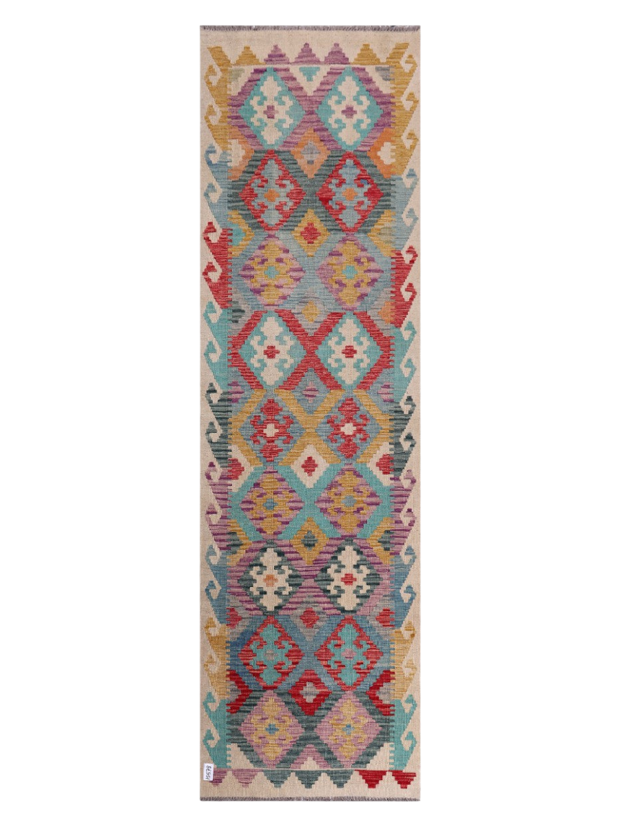Maimana Kilim Runner - 290 x 84 cm