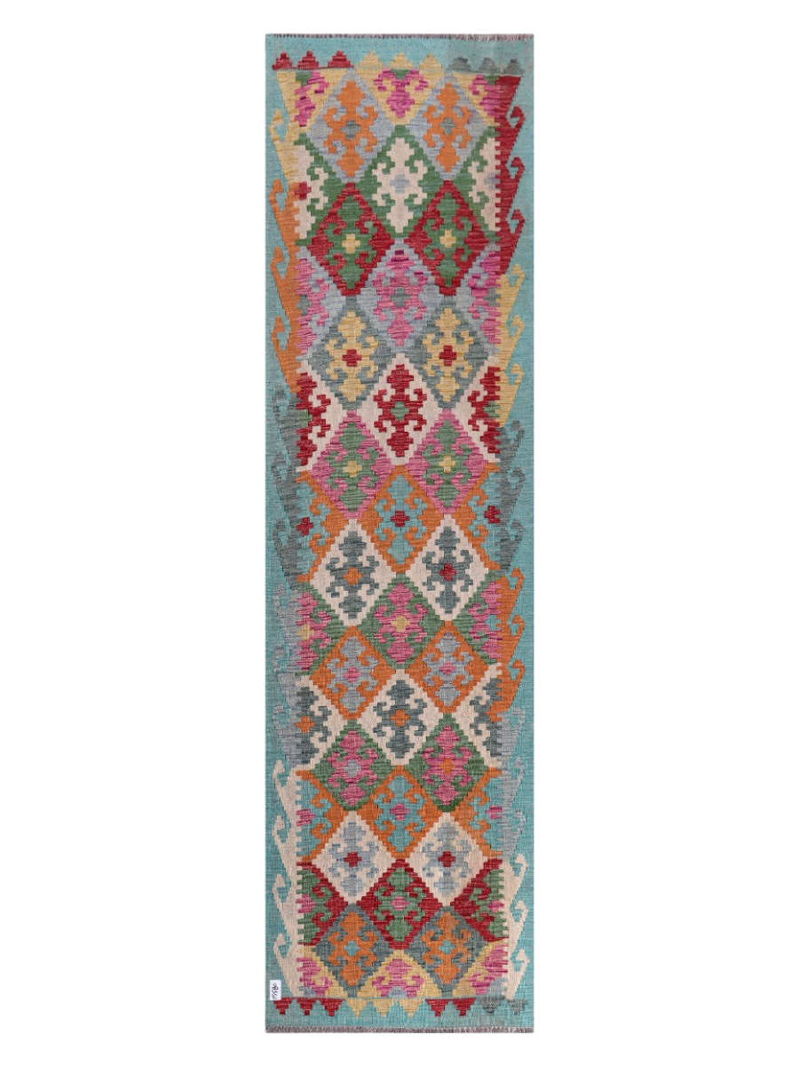 Maimana Kilim Runner - 307 x 84 cm
