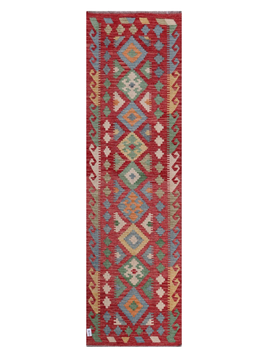 Maimana Kilim Runner - 289 x 84 cm