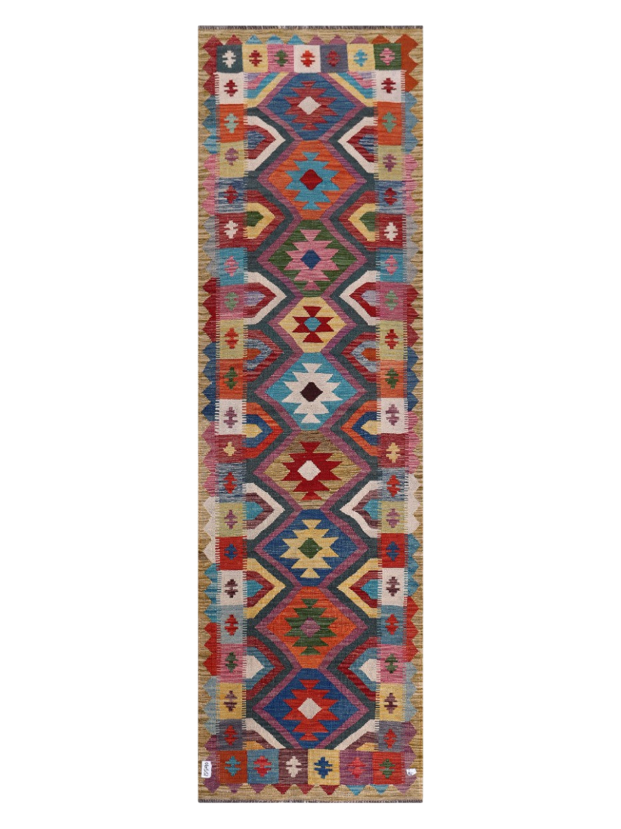 Maimana Kilim - 298 x 88 cm