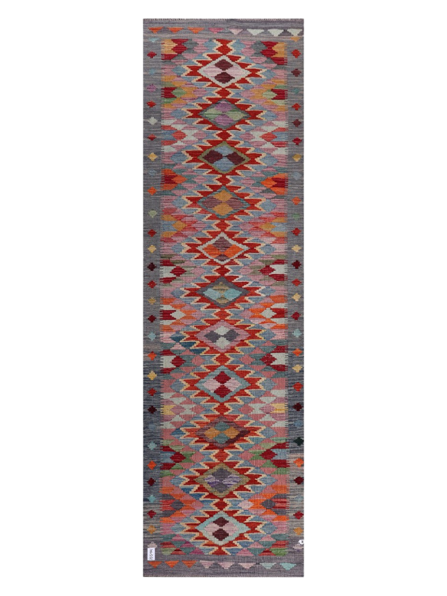 Maimana Kilim Runner - 296 x 87 cm