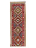 Maimana Afghanistan Kilim Runner - 405 x 84 cm