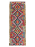 Maimana Afghanistan Kilim Runner - 397 x 85 cm