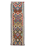 Maimana Afghanistan Kilim Runner - 409 x 82 cm