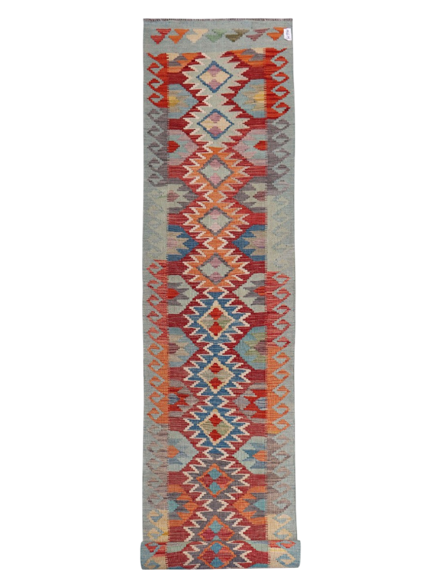 Maimana Afghanistan Kilim Runner - 486 x 82 cm