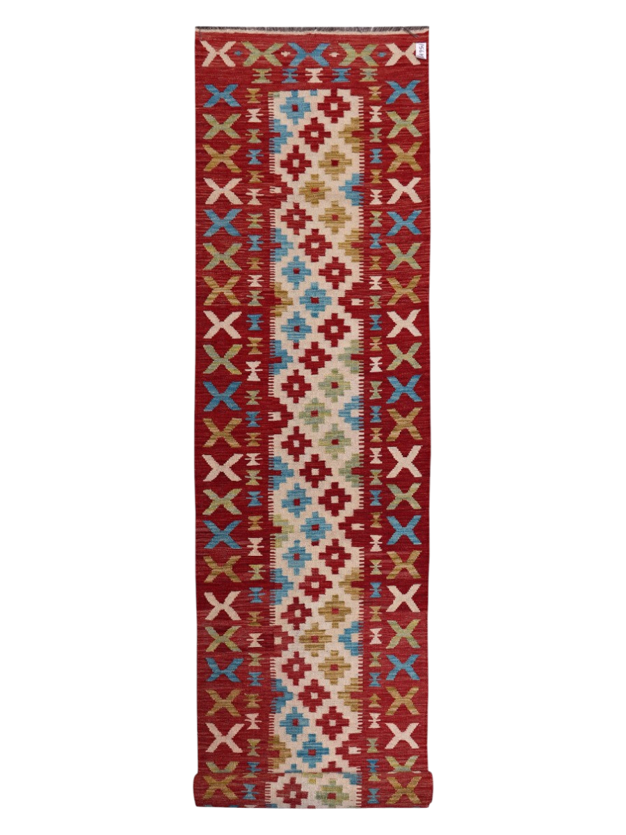 Maimana Kilim Runner - 490 x 83 cm