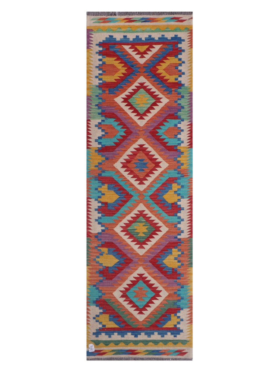 Maimana Kilim Runner - 246 x 75 cm