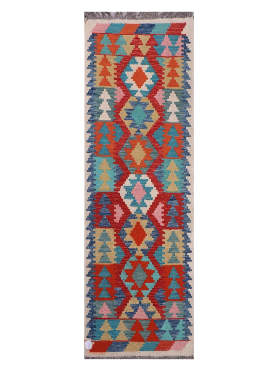 Maimana Kilim Runner - 244 x 77 cm