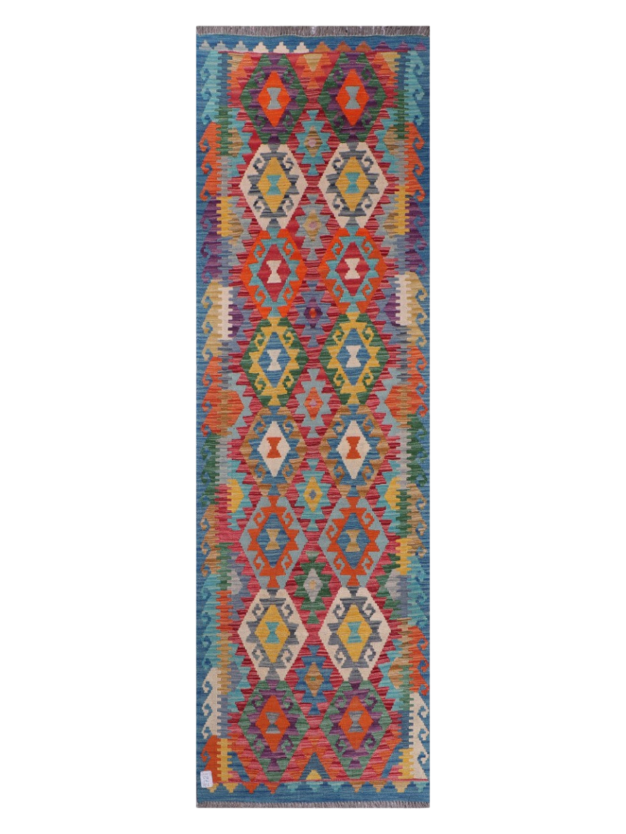 Maimana Afghanistan Kilim Runner - 298 x 89 cm