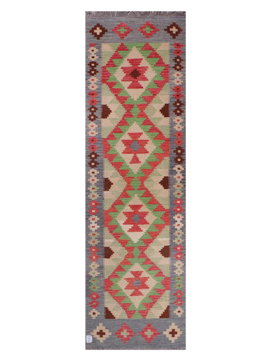 Maimana Kilim Runner - 291 x 86 cm