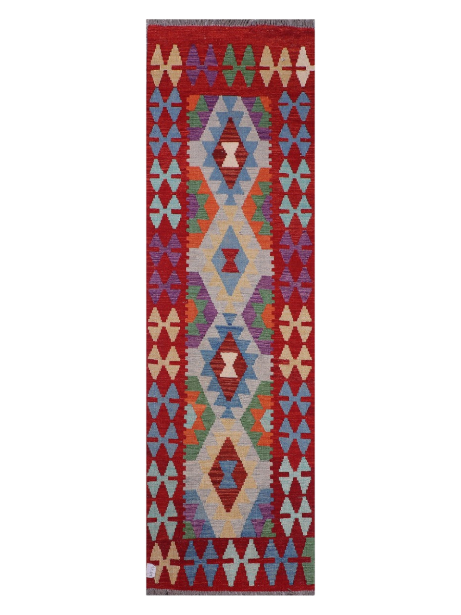 Maimana Kilim Runner - 286 x 85 cm