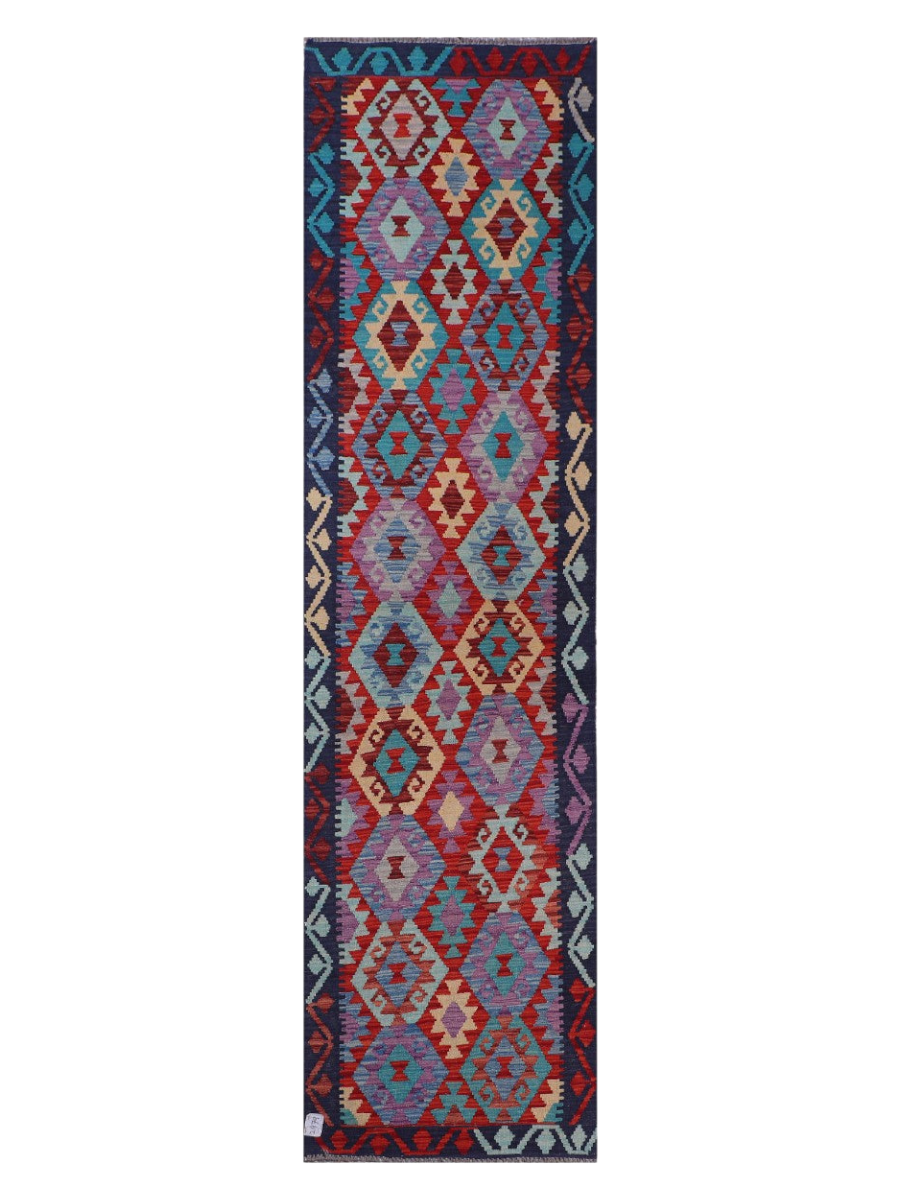 Maimana Kilim Runner - 302 x 79 cm