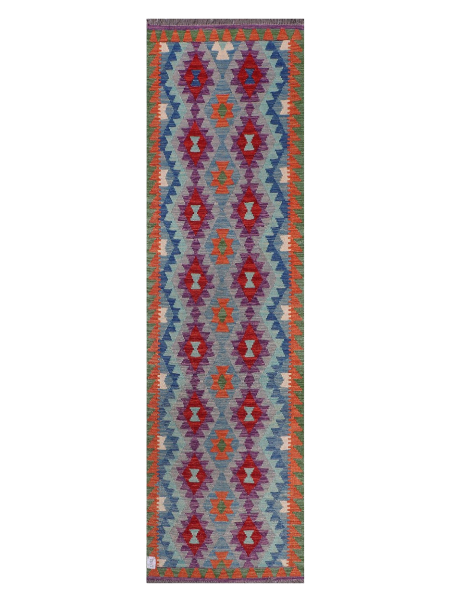 Maimana Kilim Runner - 296 x 84 cm