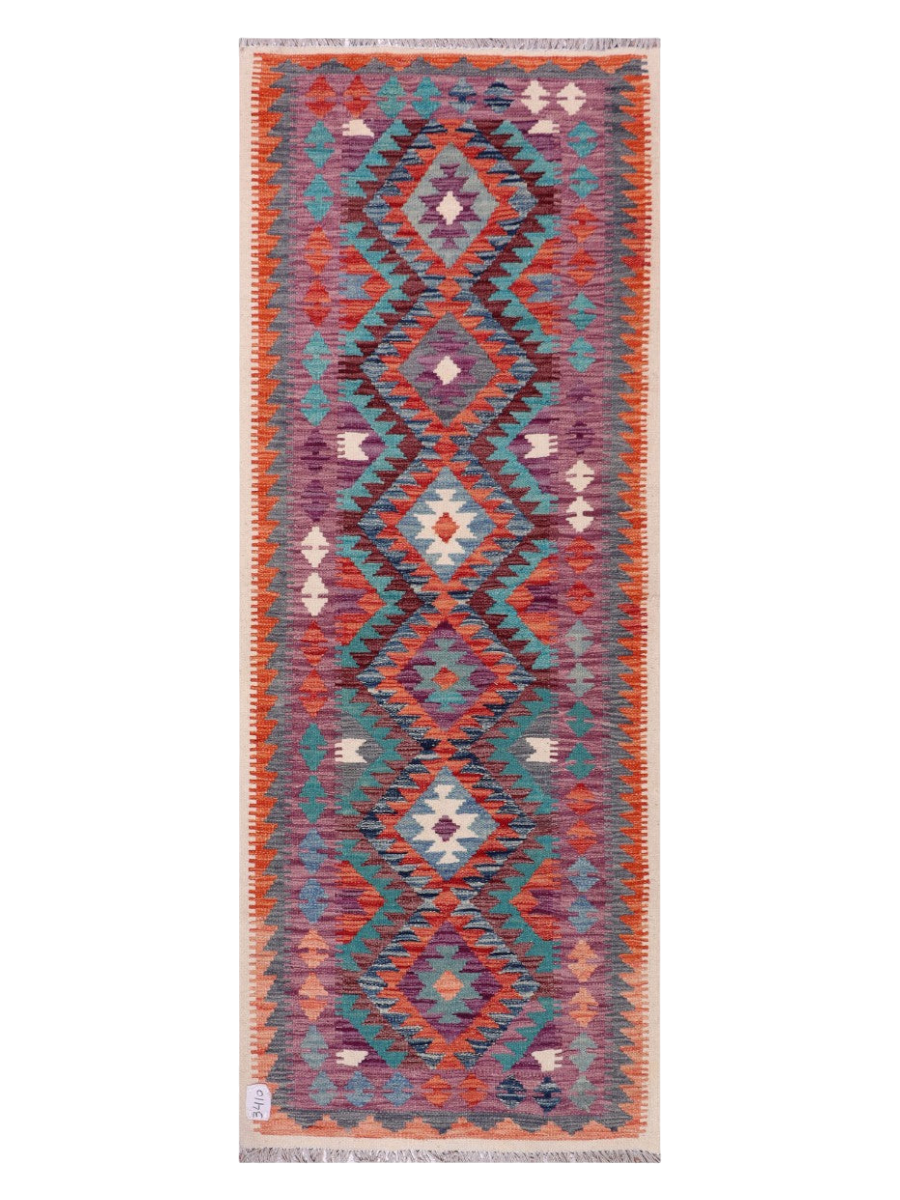 Maimana Afghanistan Kilim Rug - 190 x75 cm
