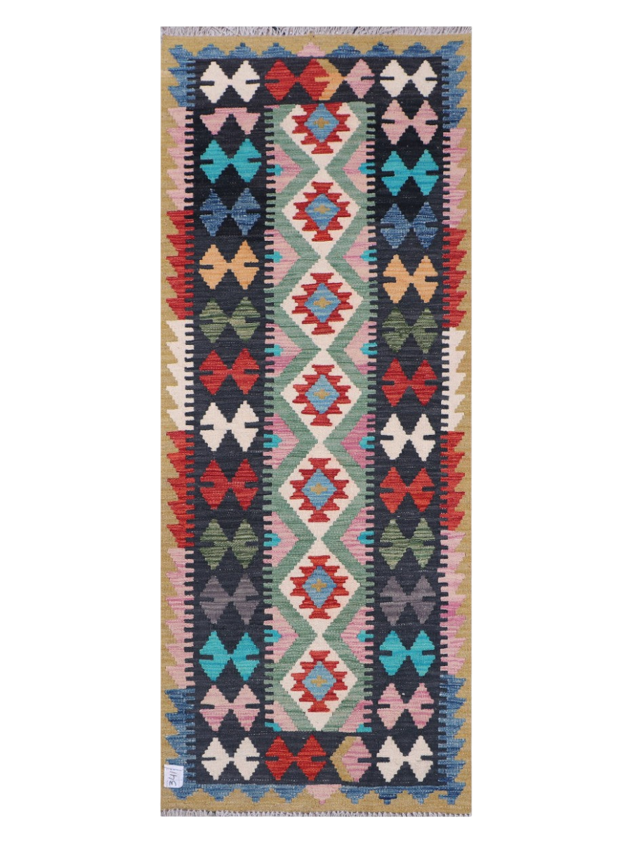 Maimana Kilim - 198 x 78 cm