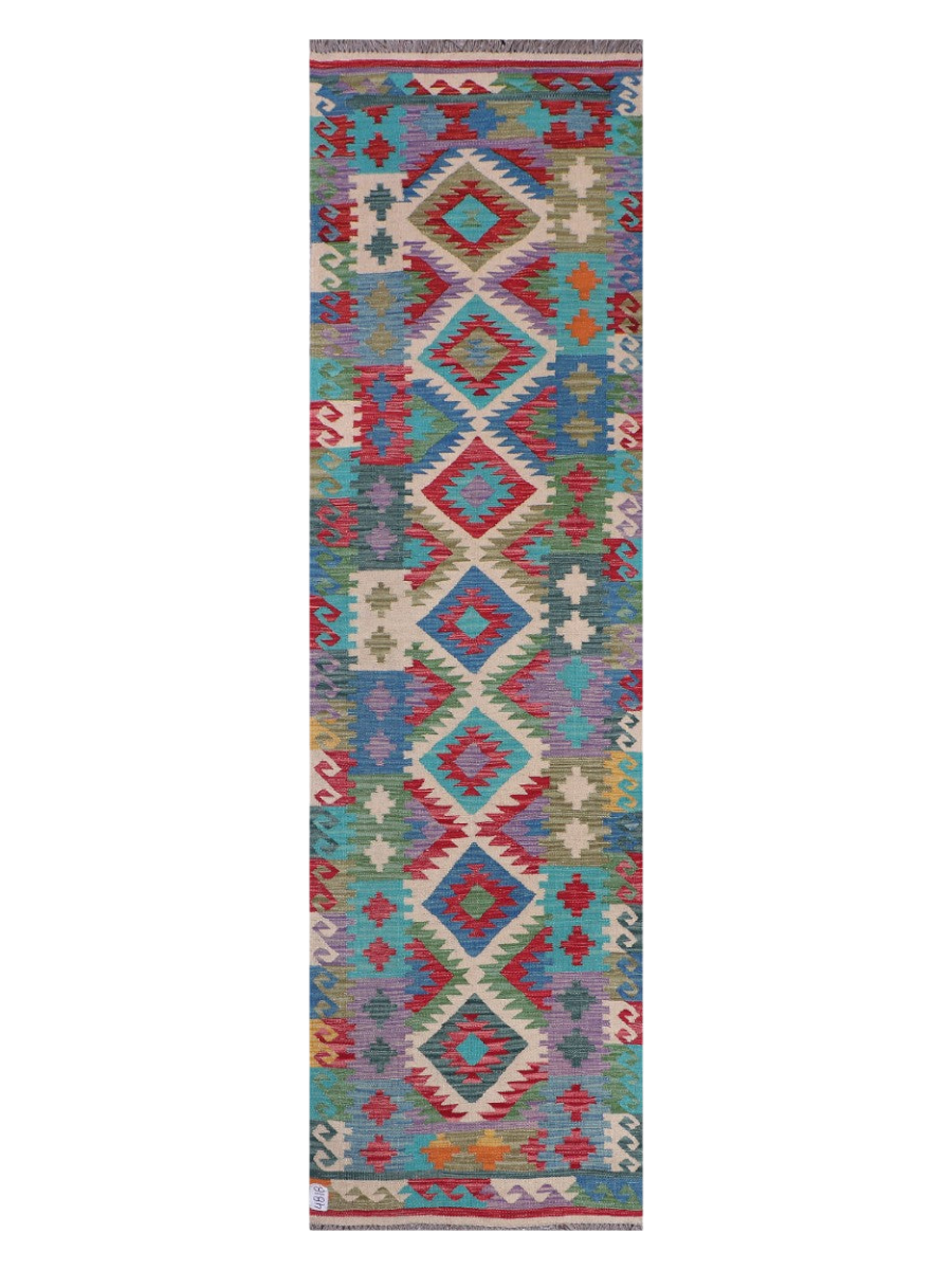 Maimana Kilim Runner - 292 x 80 cm